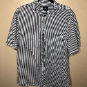 Striped Oversized Button Down